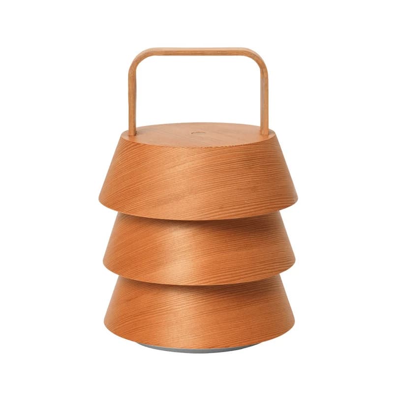 ferm LIVING - Luver Portable Pöytävalaisin Natural – ferm LIVING