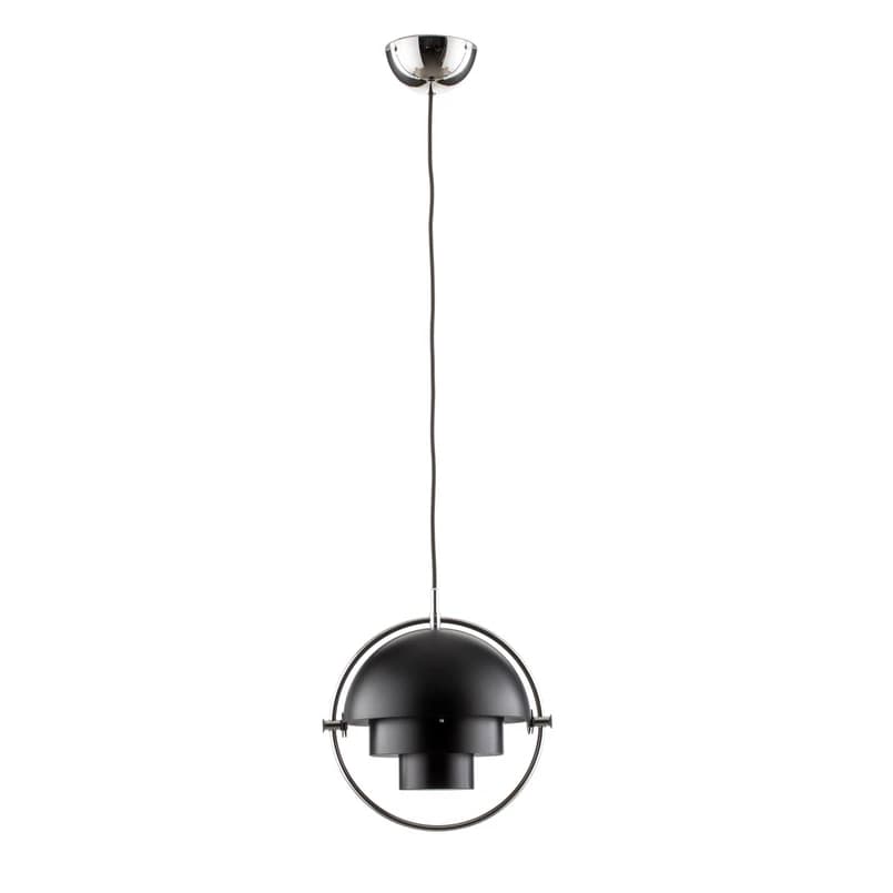 GUBI - Multi-Lite riippuvalaisin S Chrome/Black – GUBI
