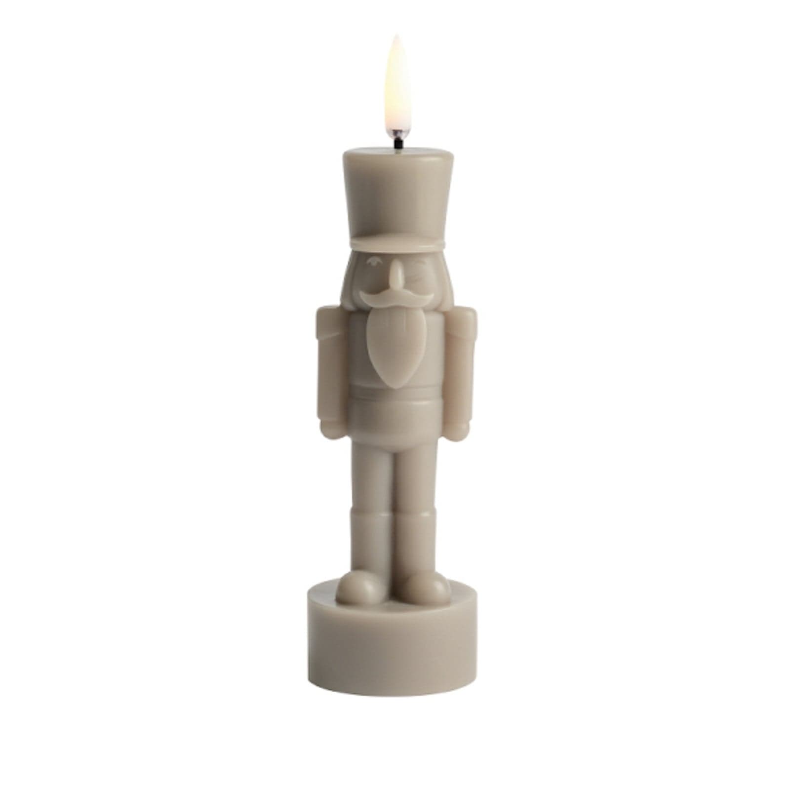 NUTCRACKER LED-kynttilä, hiekka, korkeus 17 cm - Uyuni Lighting - Olohuone - Muu - Yksilamppuinen – Uyuni Lighting