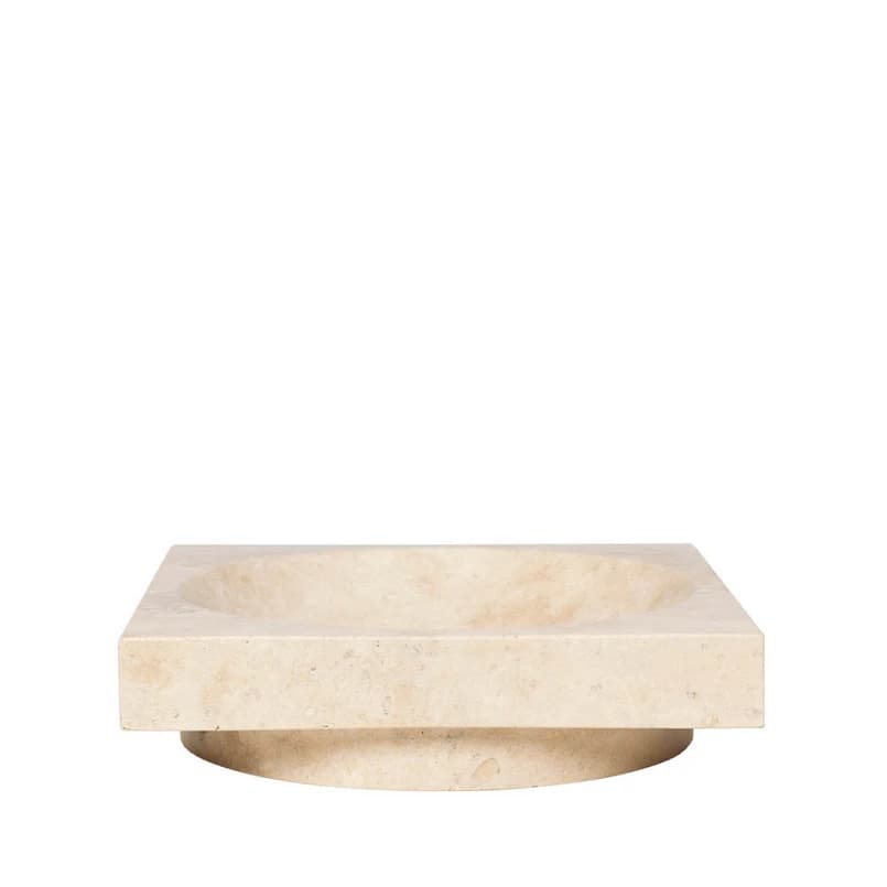 ferm LIVING - Hew Low Centrepiece Astia Travertine – ferm LIVING