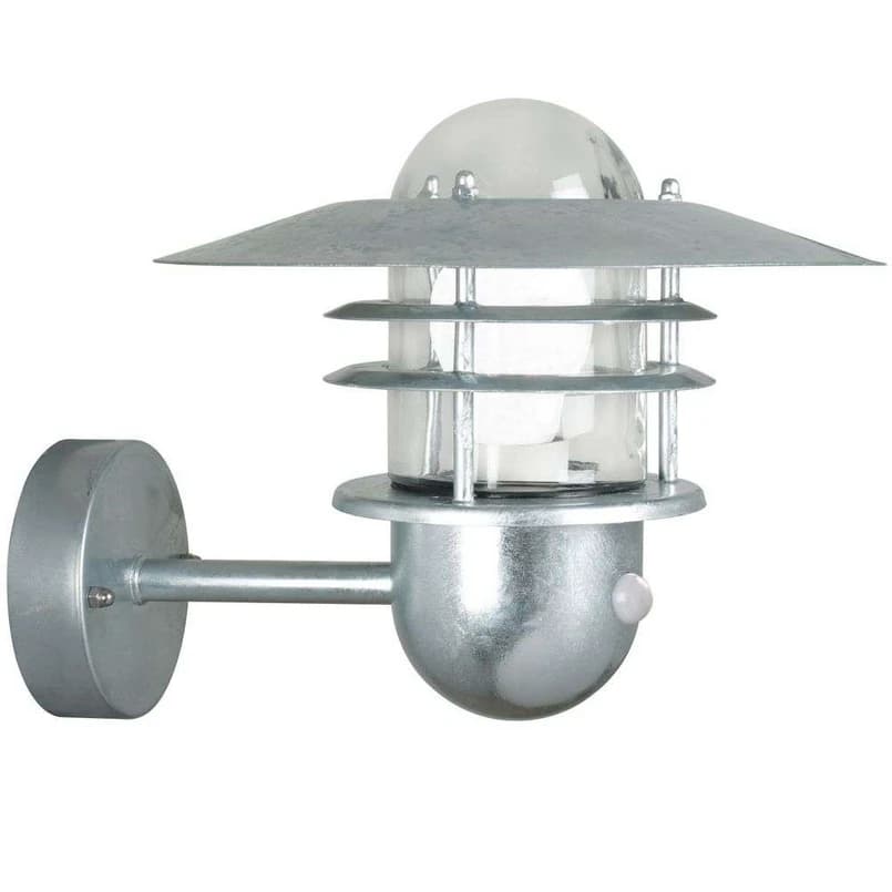 Nordlux - Agger Seinävalaisin w/Sensor Galvanised – Nordlux