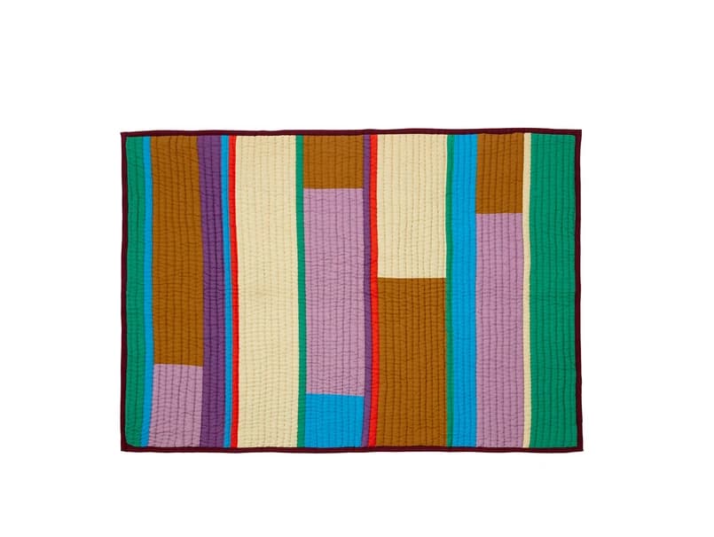 Hübsch - Pavilion Plaid Block Burgundy/Multi – Hübsch