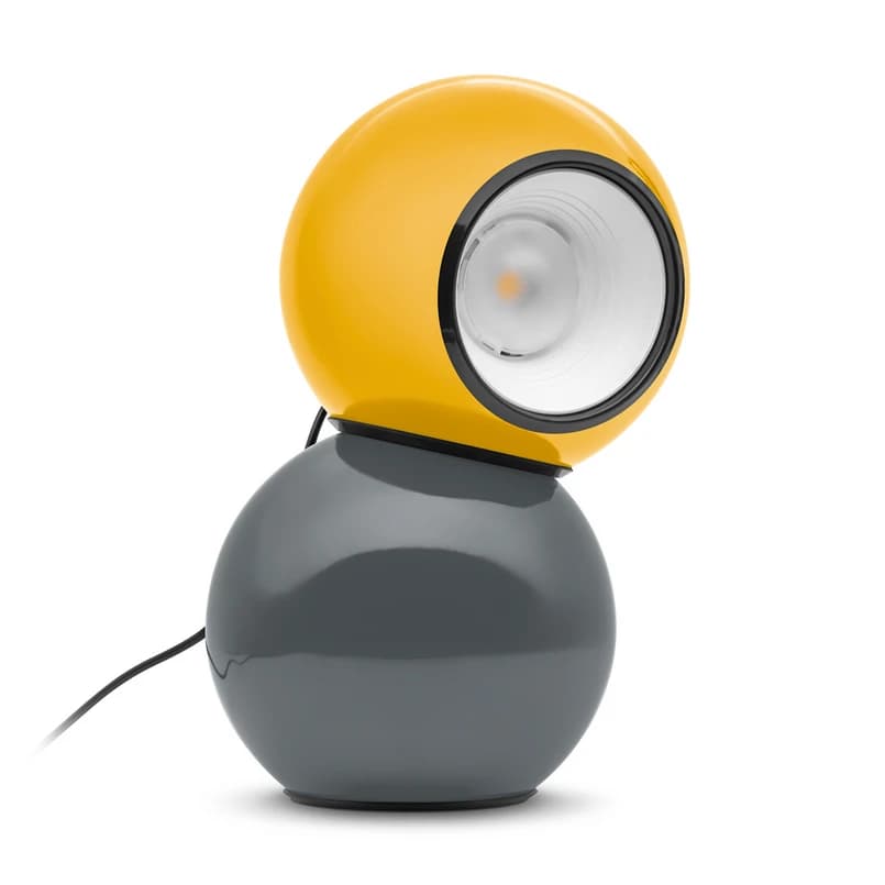 Stilnovo - Gravitino LED-pöytävalaisin, keltainen, korkeus 24,9 cm – Stilnovo