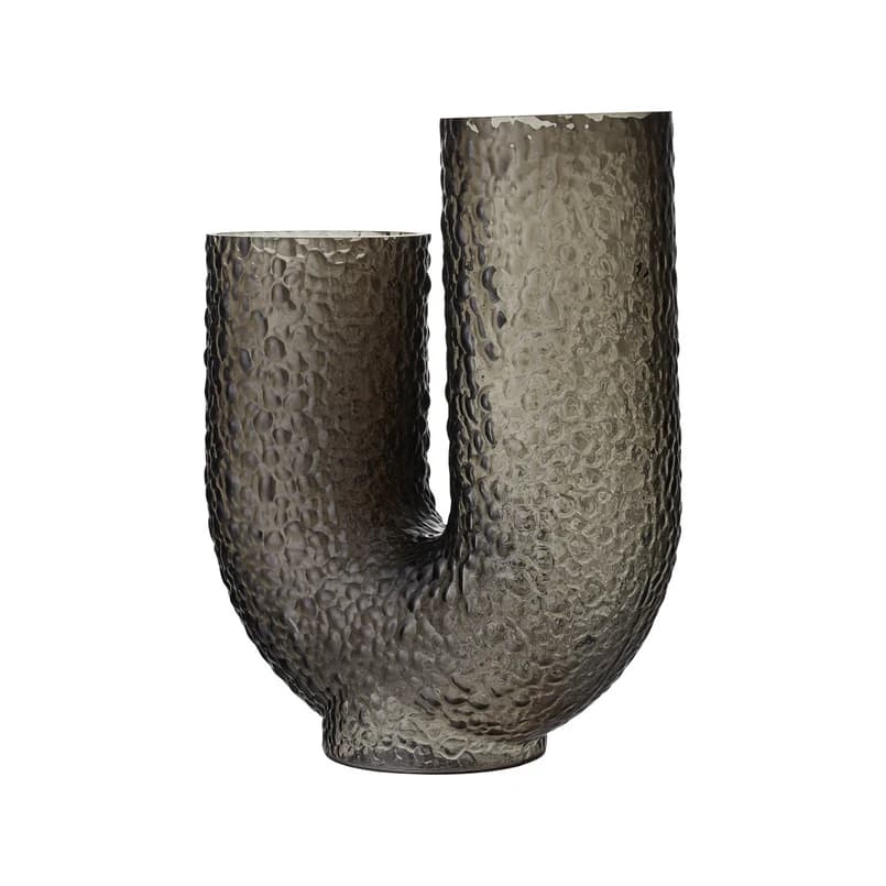 AYTM - Arura korkea lasimaljakko, musta – AYTM