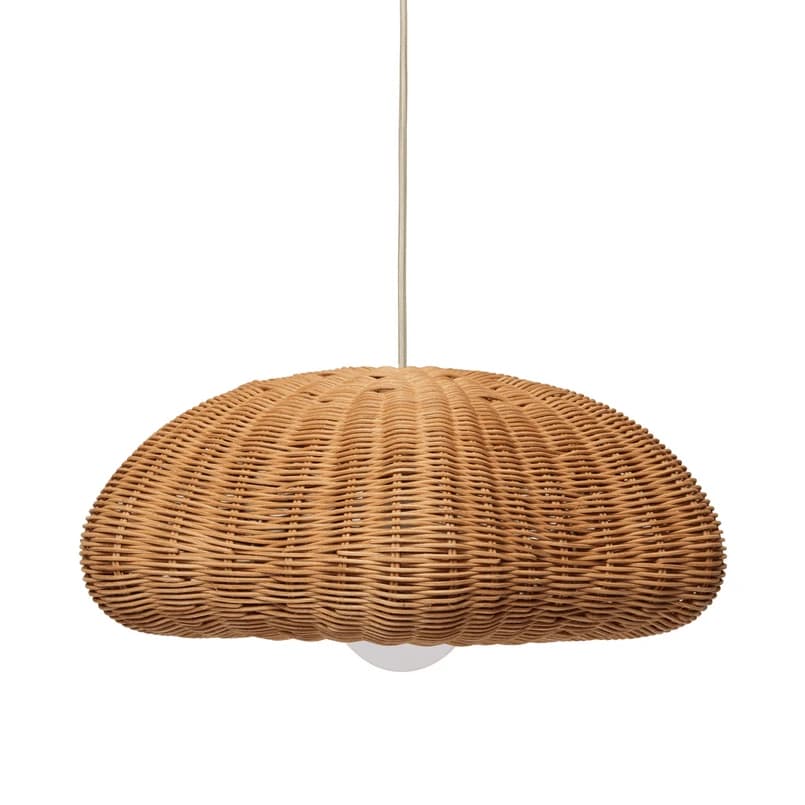 ferm LIVING - Rivan lampunvarjostin, luonnonrottinki, 45 cm – ferm LIVING