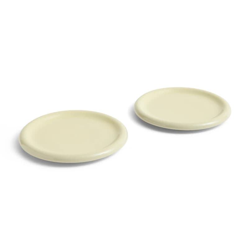 HAY - Barro-lautanen, pistaasi, Ø 24 cm, 2 kpl, terrakotta – HAY