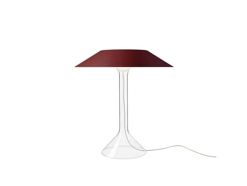 Foscarini - Chapeaux M pöytävalaisin Dark Red – Foscarini
