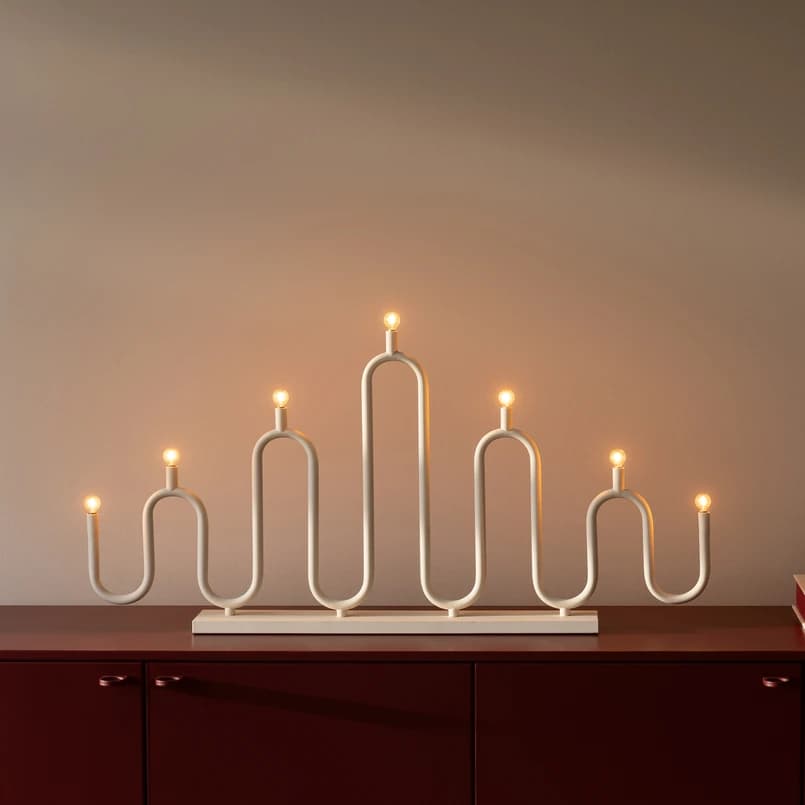 Globen Lighting - Noel pöytävalaisin 76 cm beige metalli – Globen Lighting