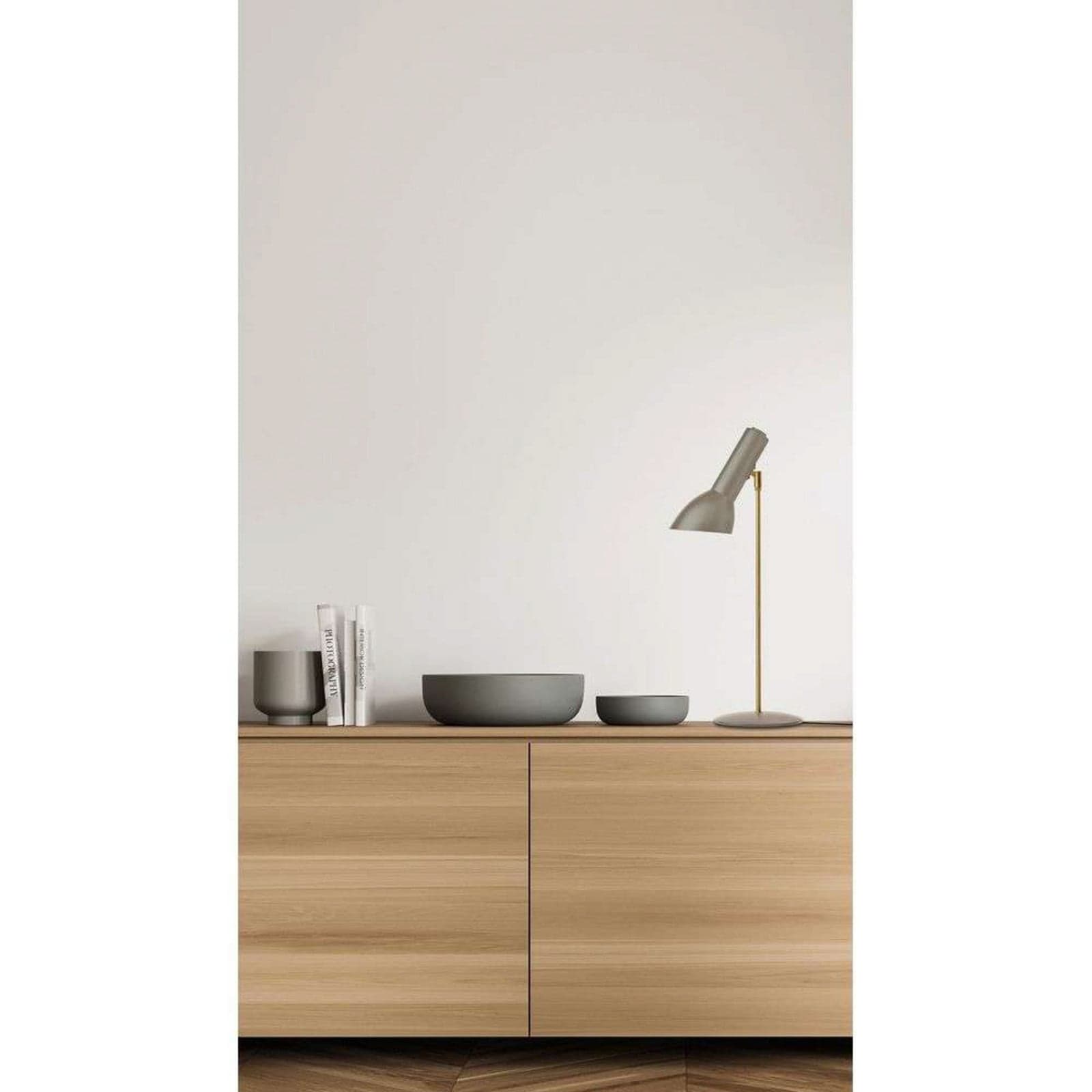 Oblique Pöytävalaisin Brass/Sand CPH Lighting - Olohuone - Alumiini – CPH Lighting