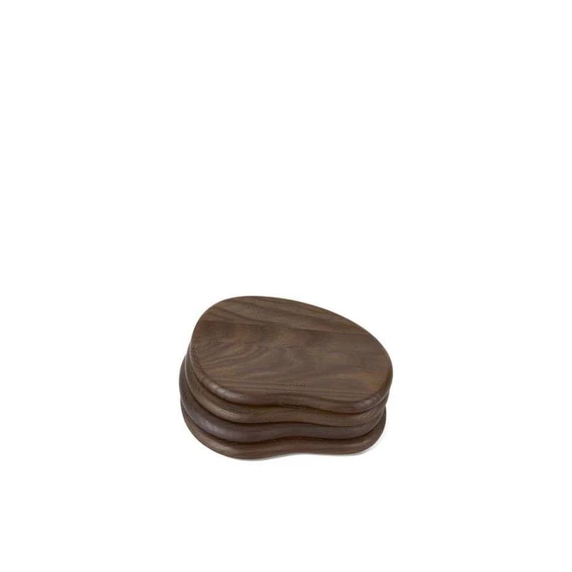 ferm LIVING - Cairn Butter Boards Set of 4 Dark Brown – ferm LIVING