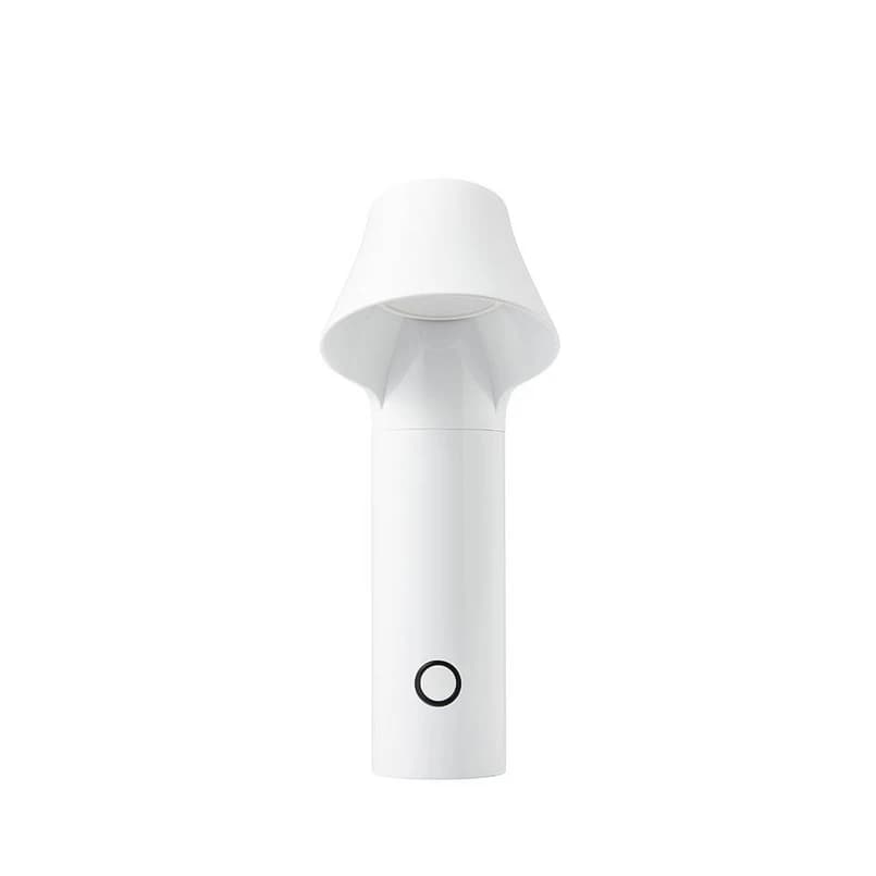 LOOM DESIGN - Willow Portable pöytävalaisin Just White – LOOM DESIGN