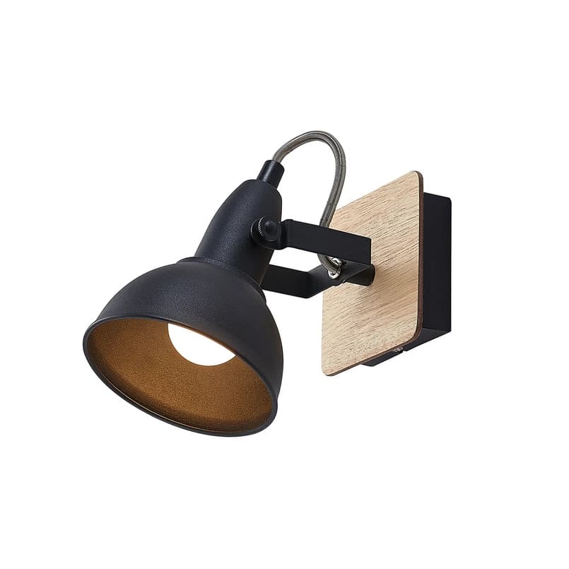 Lindby - Aylis Seinävalaisin Black/Wood – Lindby