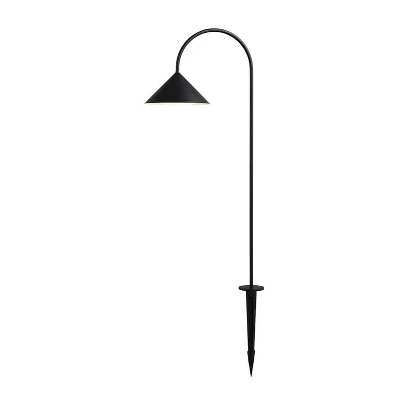 FRANDSEN - LED-maapiikkivalo Grasp, musta, korkeus 82 cm, IP44 – FRANDSEN