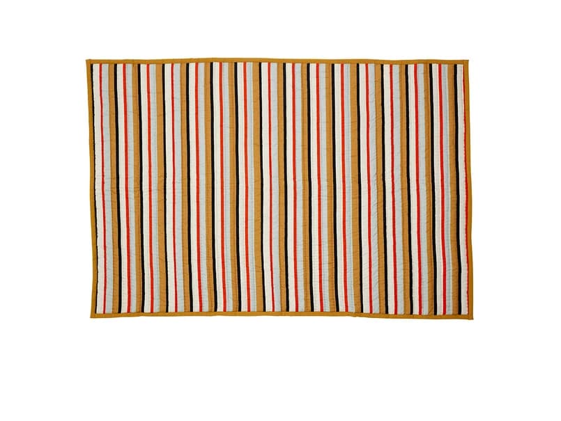 Hübsch - Pavilion Plaid Striped Ochre/Multi – Hübsch