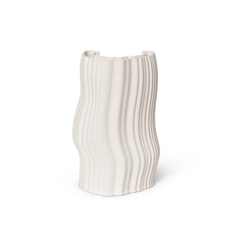 ferm LIVING - Moire Vase Off-White – ferm LIVING