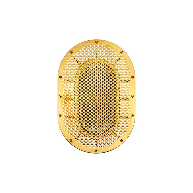 DESIGN BY US - Night Rider seinävalaisin Raw Brass – DESIGN BY US