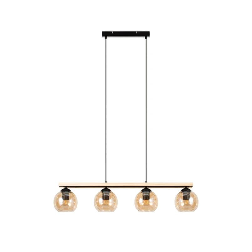 Lindby - Enrique Riippuvalaisin Amber/Black/Oak – Lindby