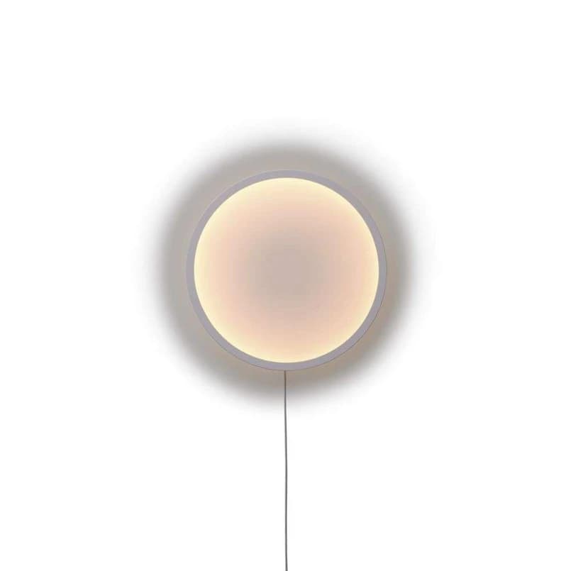 Muuto - Calm Seinävalaisin Ø50 Touch Dim White/Black – Muuto