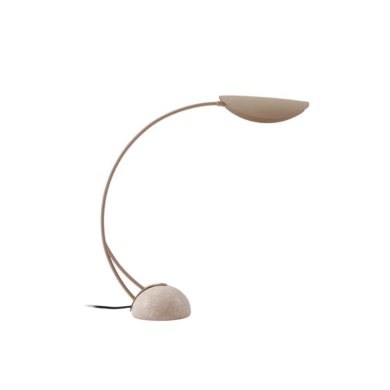 Lucande - Rivera pöytävalaisin 51 cm kivi G9 beige – Lucande