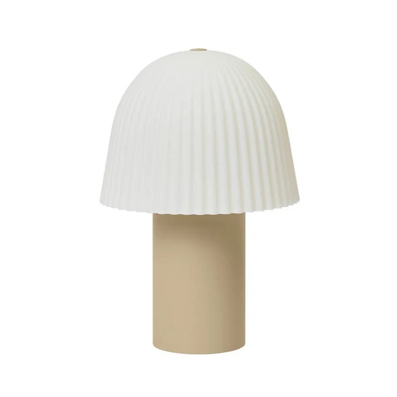 ferm LIVING - Frill Portable Pöytävalaisin Cashmere/White – ferm LIVING