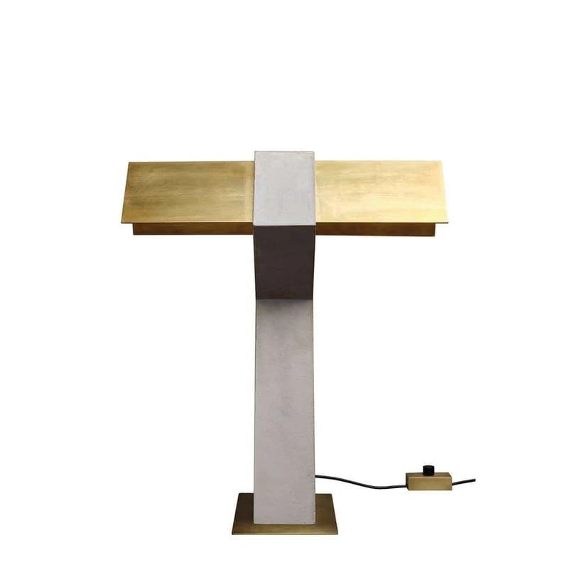 DCW - Tau Pöytävalaisin Brass/Concrete – DCW