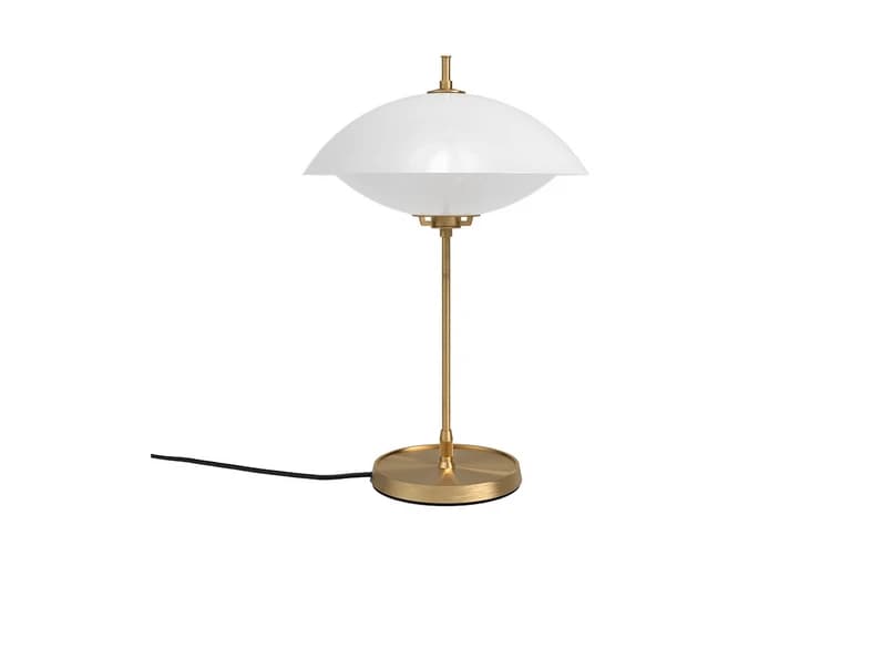 FRITZ HANSEN - Clam Pöytävalaisin Opal/Brass – FRITZ HANSEN