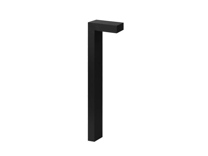 Norlys - Asker LED-pollarivalaisin, 85 cm, maakiinnike, musta – – Norlys
