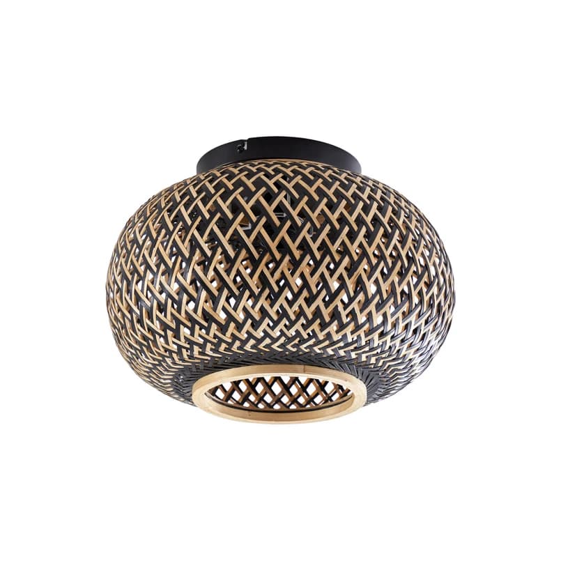 Lindby - Nerys Kattovalaisin Black/Wood – Lindby