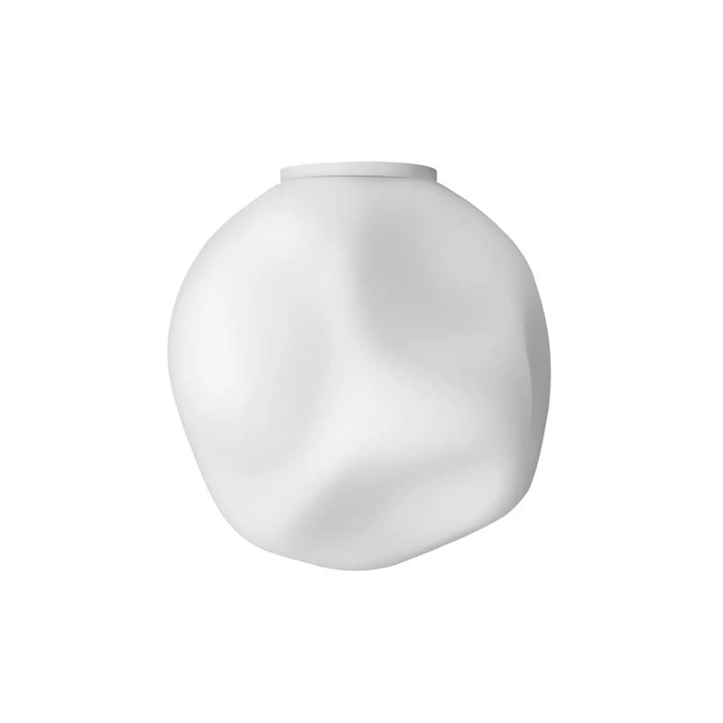 Foscarini - Hoba Media kattovalaisin, Ø 25 cm, valkoinen, lasi – Foscarini