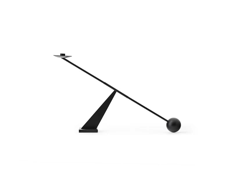 Audo Copenhagen - Interconnect kynttilänjalka, musta, korkeus 42 cm Audo – Audo Copenhagen