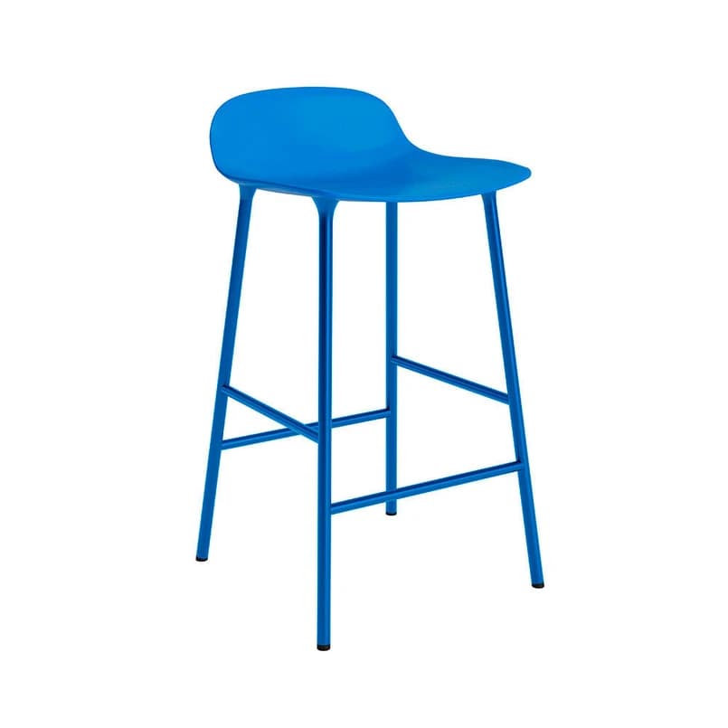 Normann Copenhagen - Form baarituoli H65 teräs/kirkkaan sininen – Normann Copenhagen