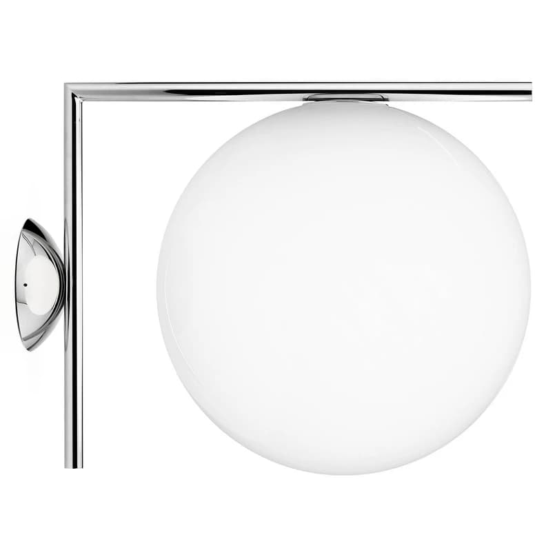 FLOS - IC C/W2 seinävalaisin/kattovalaisin kromi – FLOS