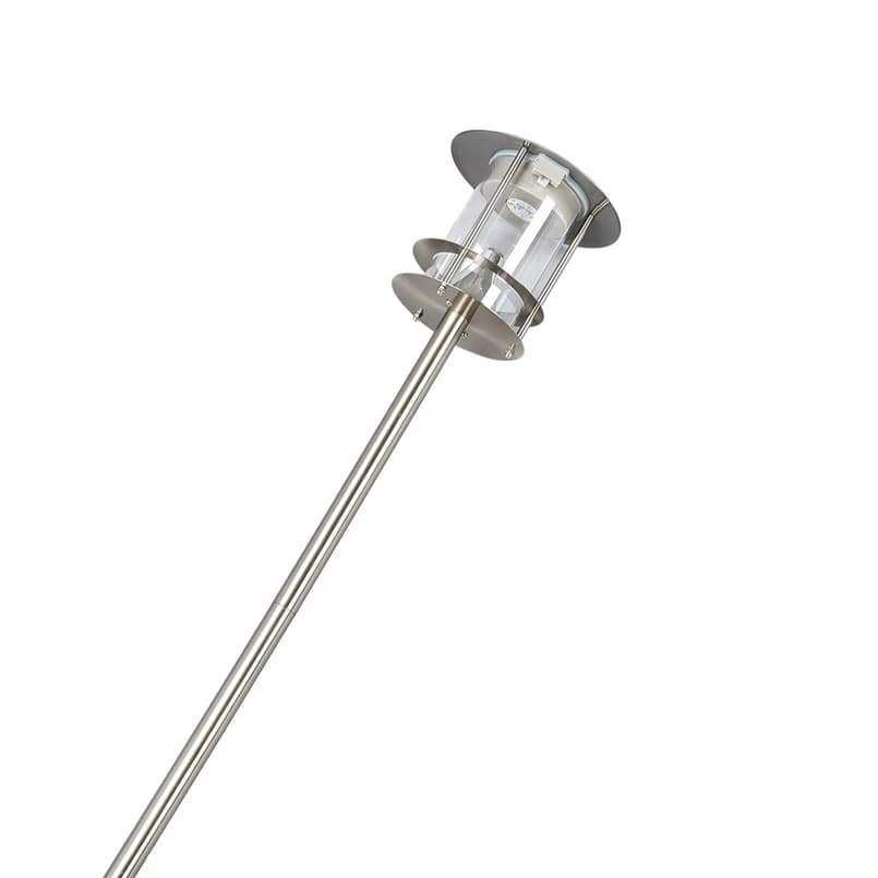 Lindby - Sumaya LED Aurinkokenno Puutarhavalaisin Stainless Steel/Clear – Lindby