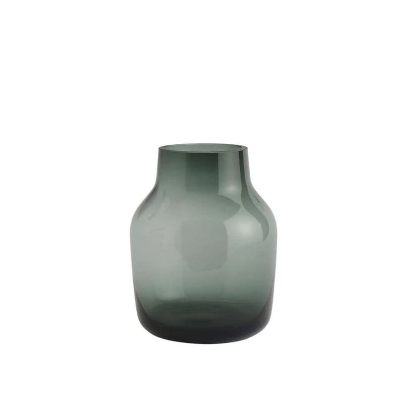 Muuto - Silent Vase Ø15 Dark Green – Muuto