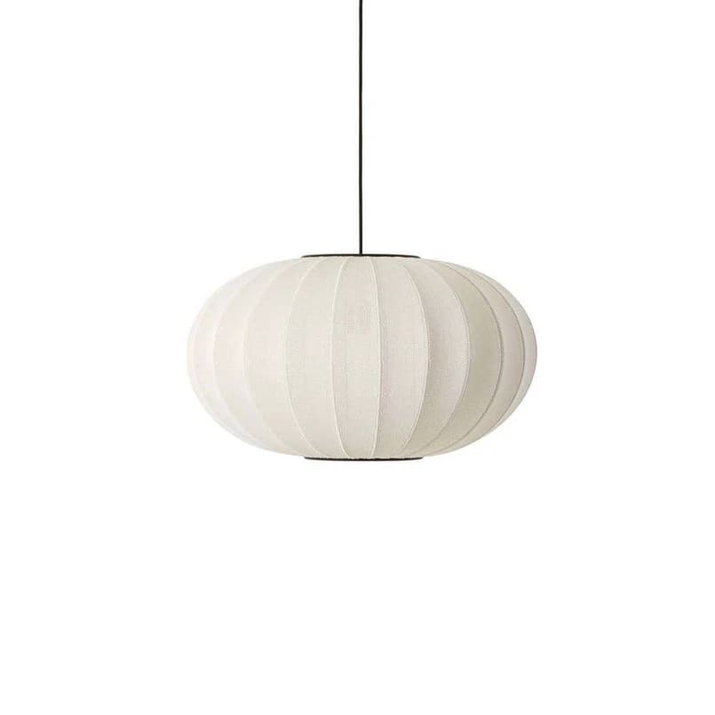 Made By Hand - Knit-Wit 57 Oval Riippuvalaisin Pearl White – Made By Hand