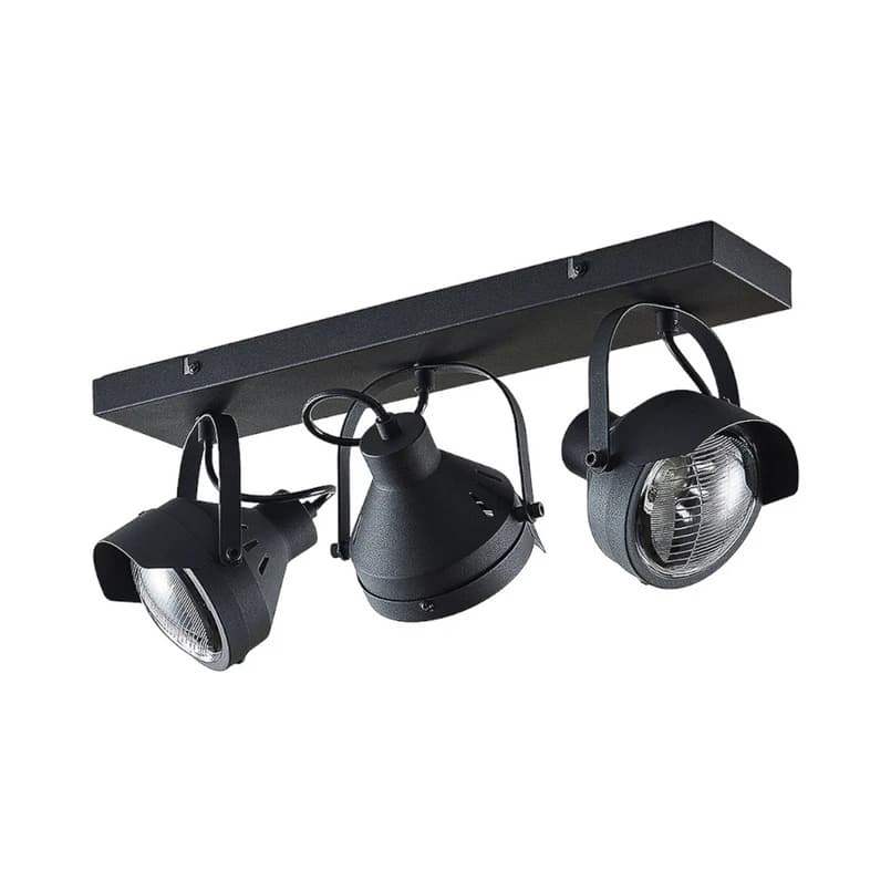 Lindby - Henega 3 Kattovalaisin Black – Lindby