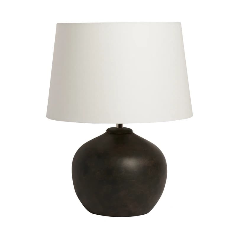 Watt & Veke - Mona Black -pöytälamppu, musta, korkeus 28 cm, E27 – Watt & Veke
