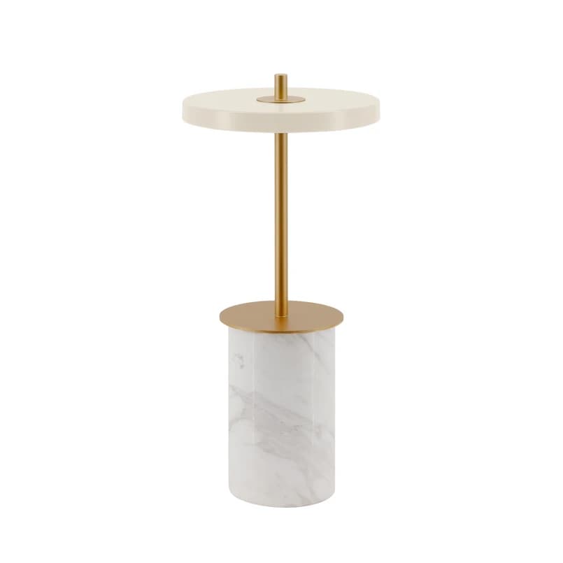 UMAGE - Asteria Move Portable Pöytävalaisin Mini White Marble – UMAGE