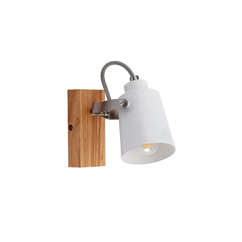 Lindby - Blana Seinävalaisin White/Wood – Lindby