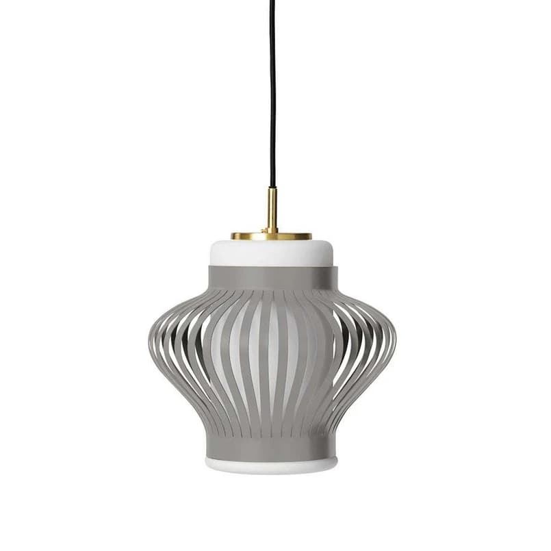 Warm Nordic - Opal Lamella -riippuvalaisin, harmaa, Ø 26 cm – Warm Nordic