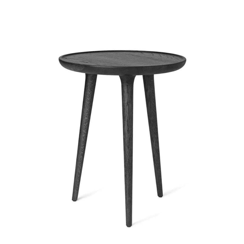 MATER - Accent Sivupöytä Black Stained Oak Medium Ø45 – MATER