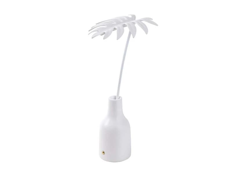 SELETTI - Leaf Light Stellou Portable Pöytävalaisin White – SELETTI