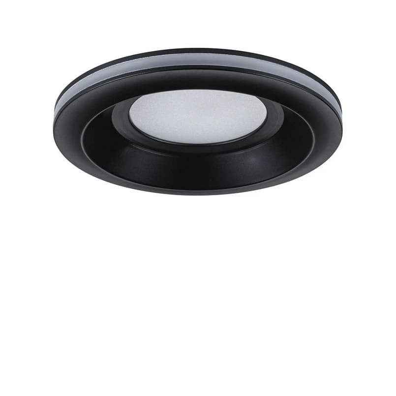Paulmann - Sormus LED-uppovalaisin Ø 10 cm IP65 musta 3 kpl – Paulmann