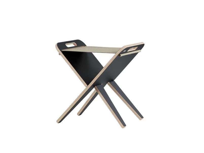 Piet Hein - Klaburet Stool Black/Linen – Piet Hein
