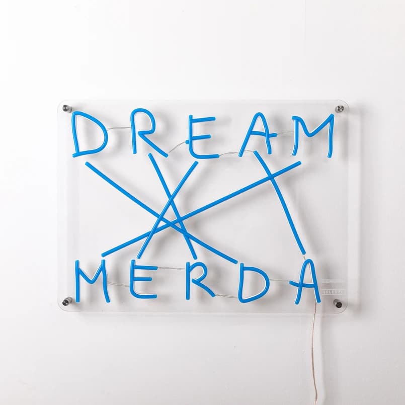 SELETTI - Dream-Merda LED-Sign – SELETTI