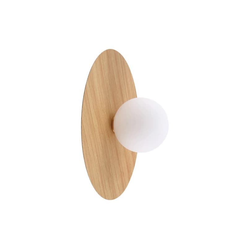 Lindby - Zain Seinävalaisin Wood/White – Lindby