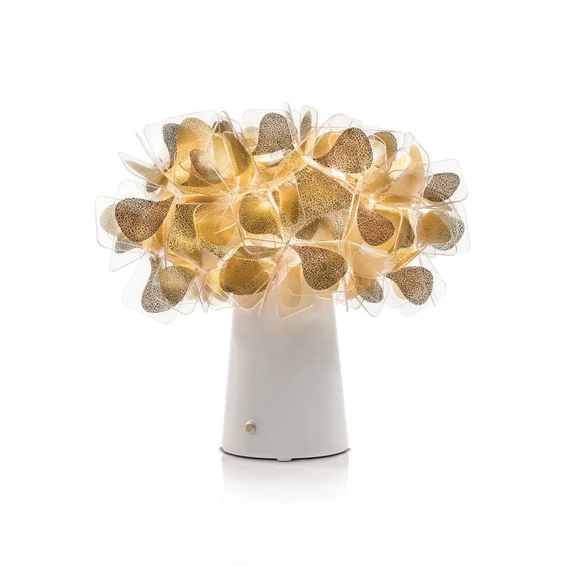 Slamp - Clizia LED-akkukäyttöinen pöytälamppu Mama Non Mama kulta/valkoinen – Slamp