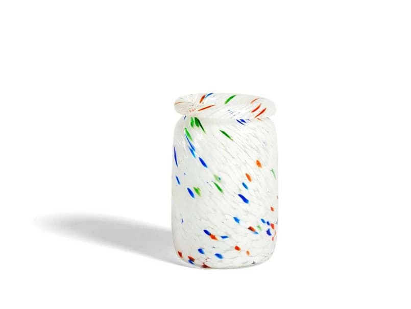 HAY - Splash Vase Roll Neck Medium White Dot – HAY