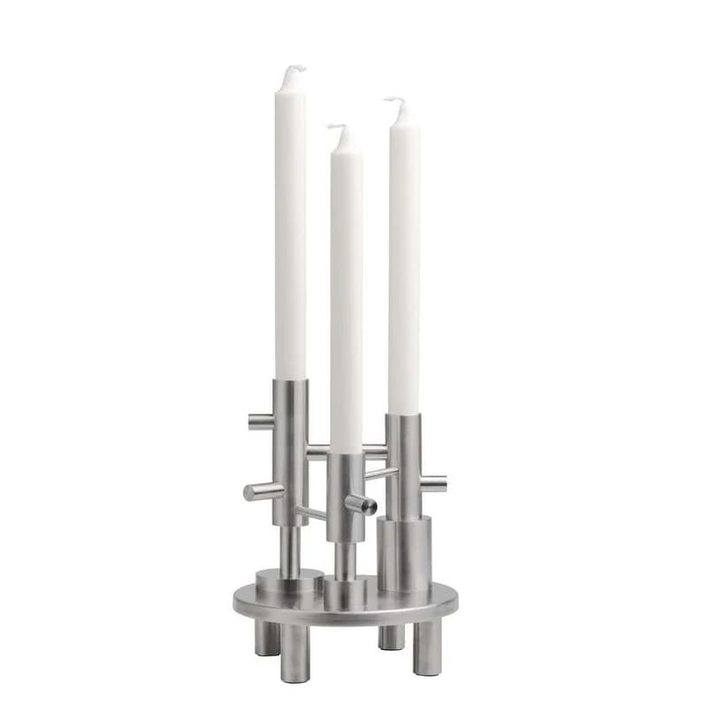 FRITZ HANSEN - Candleholder Large Stainless Steel – FRITZ HANSEN