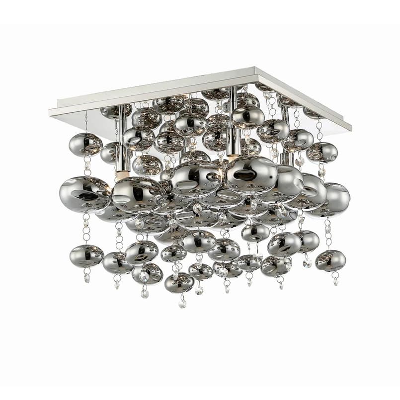 Lindby - Esfera Kattovalaisin Chrome/Smoke – Lindby
